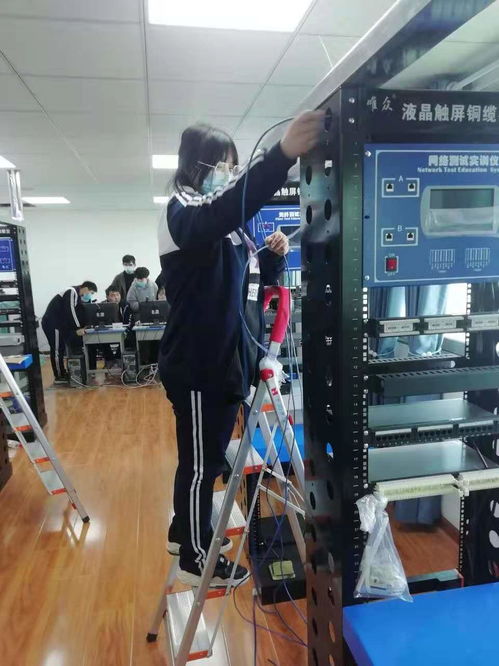 武汉市交通科技学校网络智能化安防系统安装与维护实训基地竣工